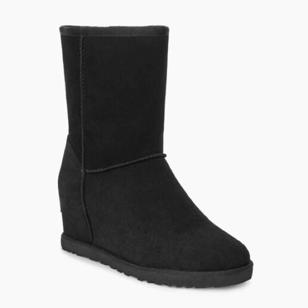 Short ugg wedge boots.